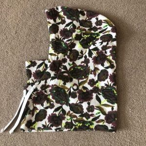 Burton Burke White Floral Helmet Hood